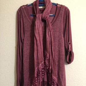 Scandal Made in Italy 3 piece Dressy Tunic Top